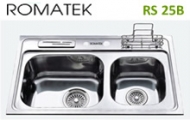 Chậu rửa chén bát inox Romatek RS 25B 