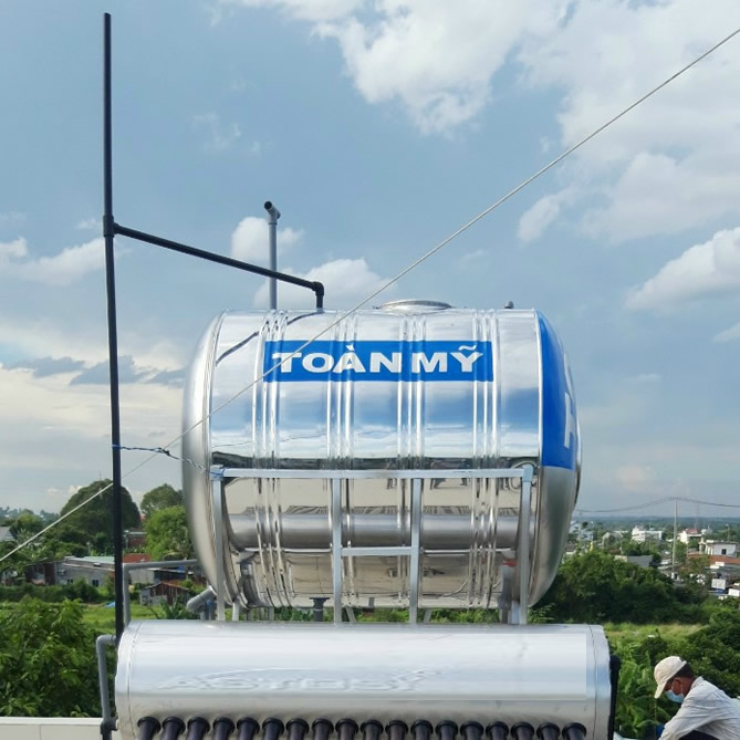 Bồn nước inox 1500L ngang Toàn Mỹ