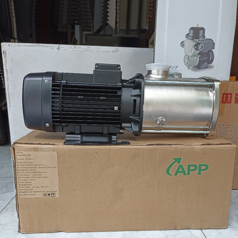 May-bom-nuoc-3Hp-App-MTS-163T-Alo-la-co Máy bơm APP MTS-163T 3HP 380v
