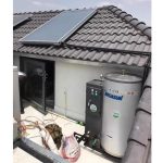 Máy mặt trời năng lượng 200l Megasun tách rời, mdel MGS-200-CT-FC-S, giàn năng lượng 200 lít chịu áp.