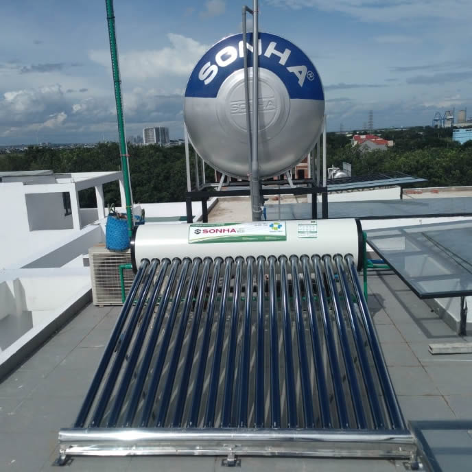 Máy năng lượng mặt trời Sơn Hà 180L Eco