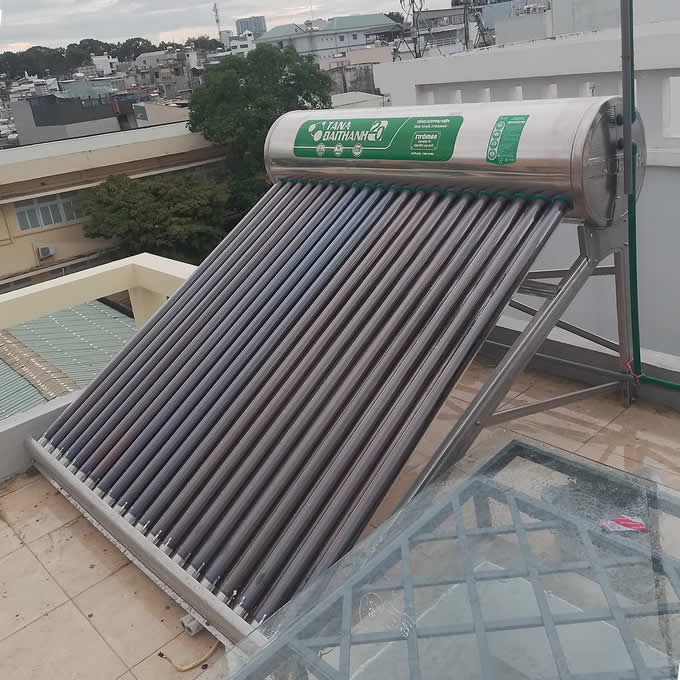 Máy năng lượng mặt trời 180L Tân Á Đại Thành