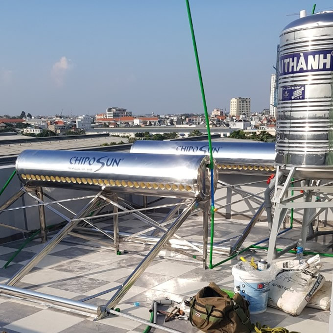 Máy năng lượng mặt trời 250L Chipo Sun