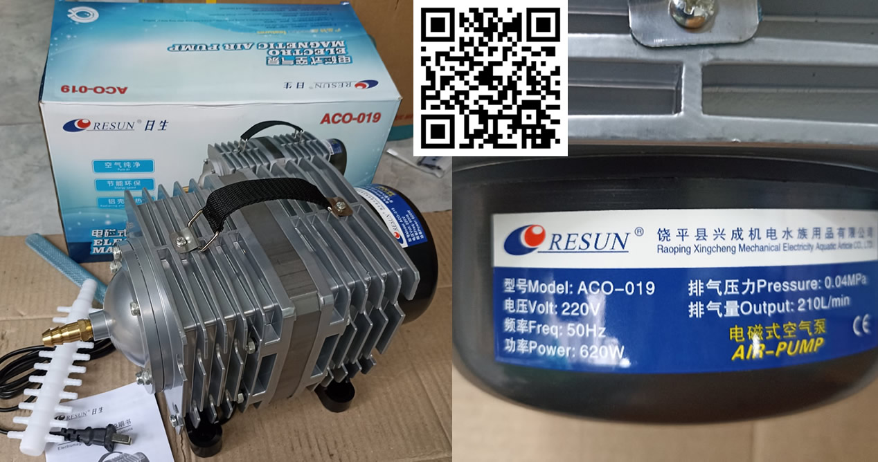 Máy sục oxy Resun ACO-019